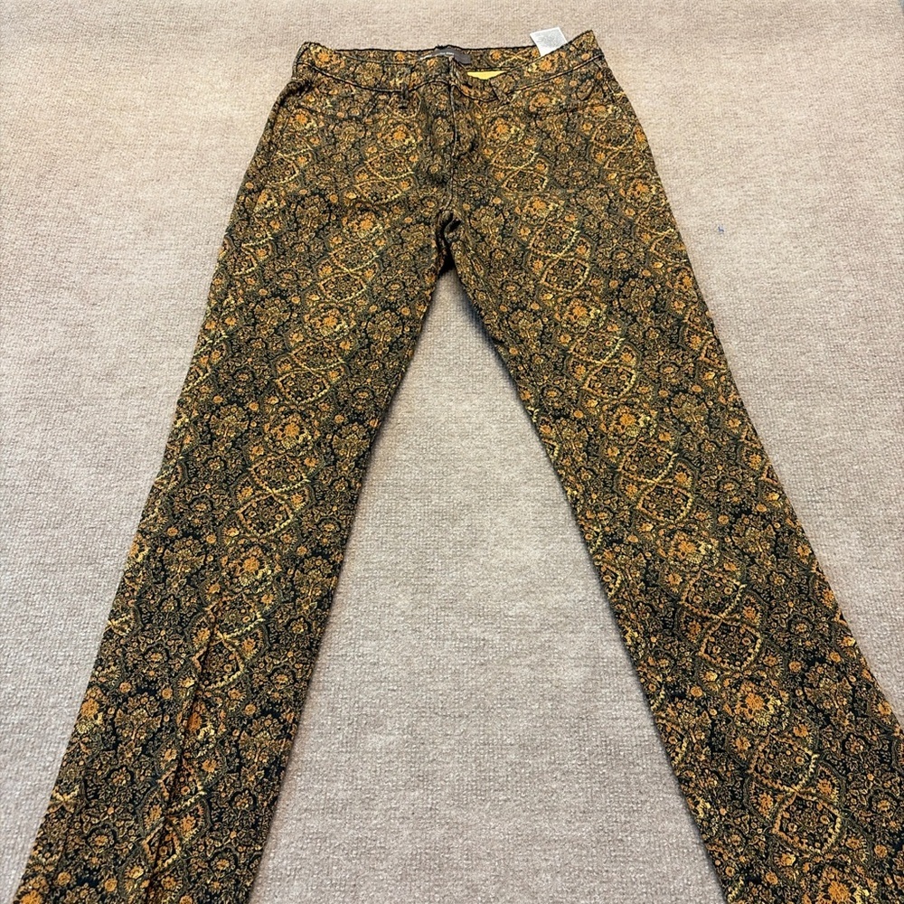 Levi’s Mid Rise Skinny Brocade Tapestry Pants W30 L32 Boho Y2K 2010s 1966